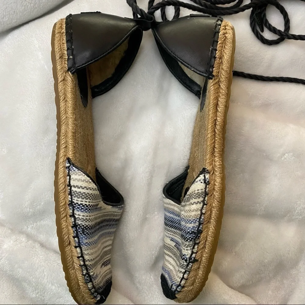 Ugg | Libbe Serape Espadrilles Blue Size 9 Stripes